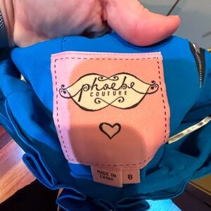 Beautiful blue mini dress